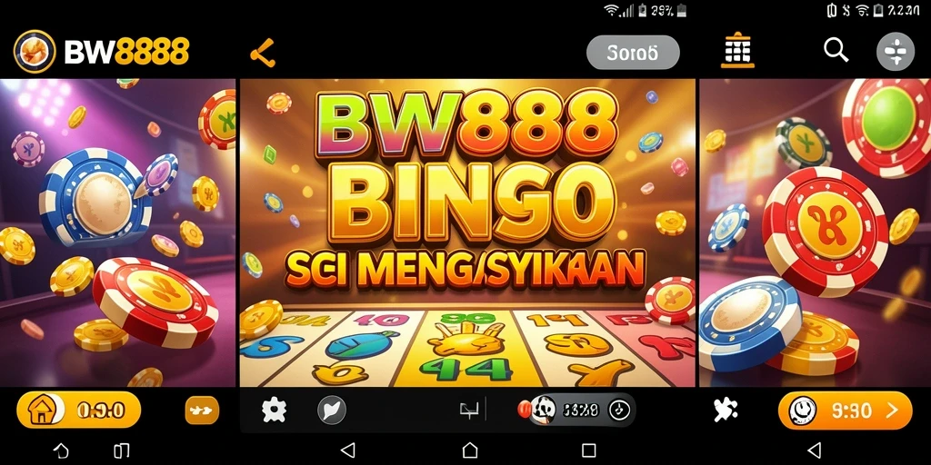 Tampilan gameplay Bingo BW888 yang menarik dan seru.