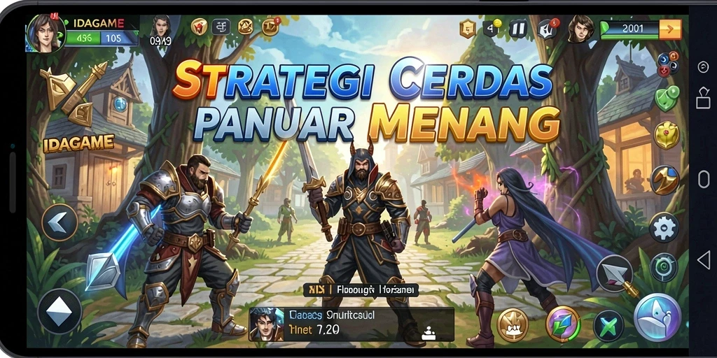 Screenshot gameplay <strong>IDAGAME</strong> menunjukkan intensitas pertempuran strategi.