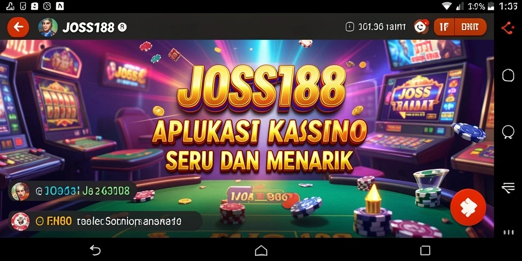 Screenshot JOSS188 menunjukkan gameplay yang mengasyikkan dengan grafis yang menarik.