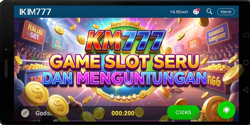 Tampilan permainan Slot yang menarik dan penuh warna dari KM777.
