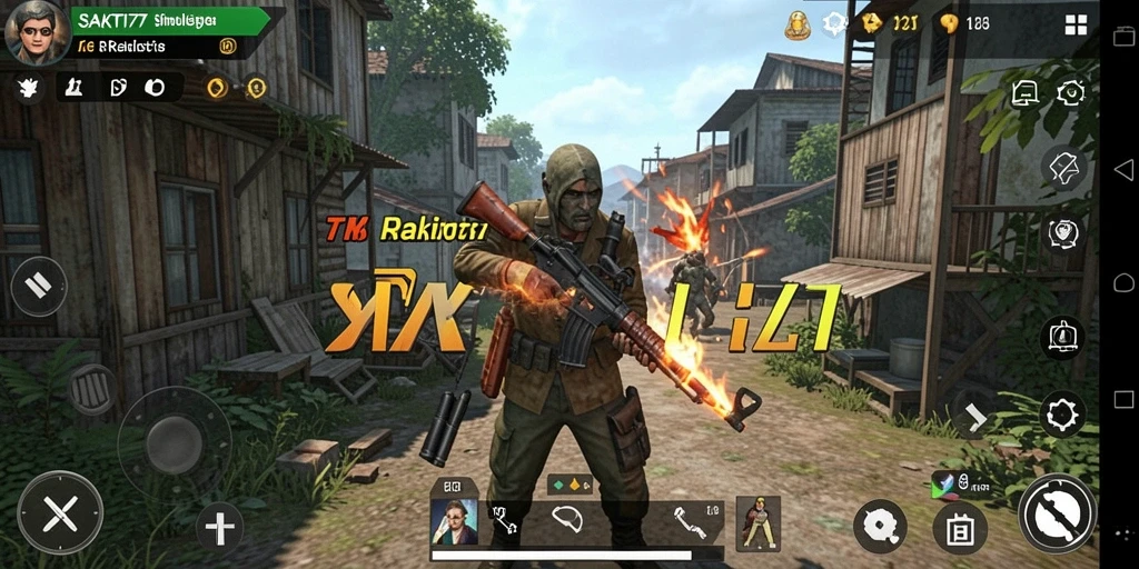 Tangkapan layar dari gameplay SAKTI77 yang menampilkan interaksi karakter.