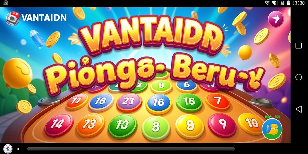 Tampilan menarik dari gameplay Bingo yang seru dan interaktif.
