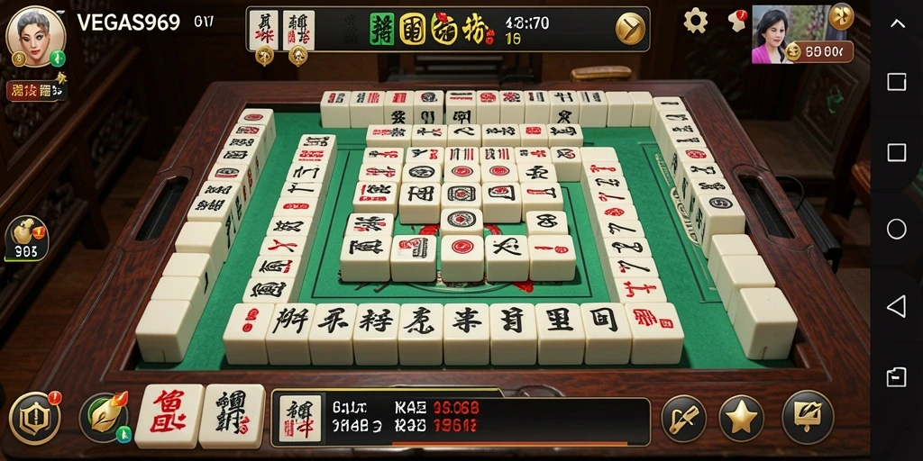 Tampilan gameplay menarik dari VEGAS969 yang penuh warna.